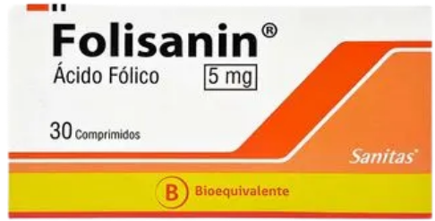 Folisanin: 5 mg
