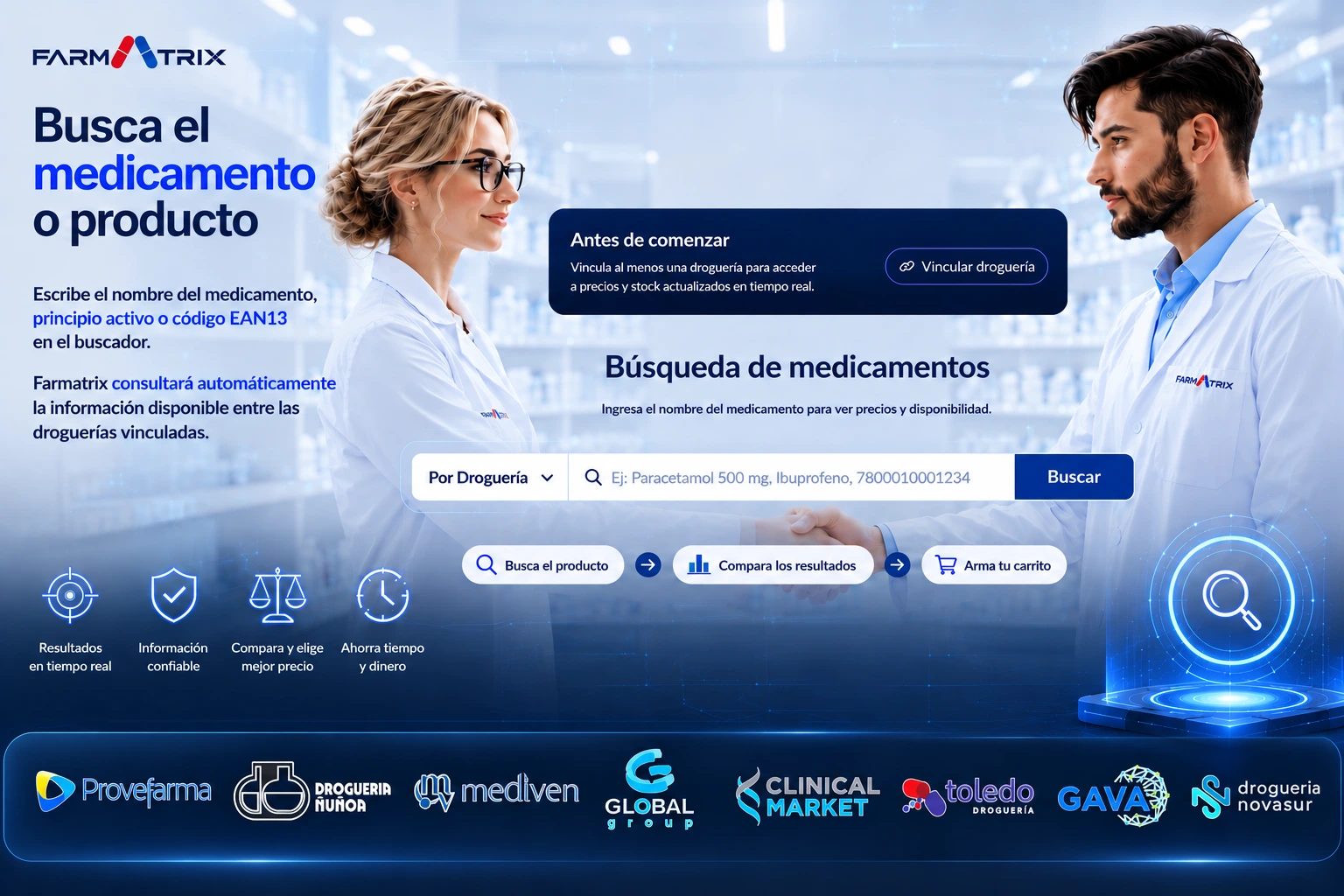 Farmatrix: búsqueda de medicamentos y productos